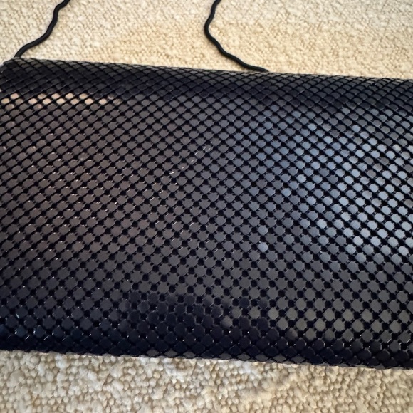 No name brand Navy blue sequin style envelope clutch - Picture 4 of 14